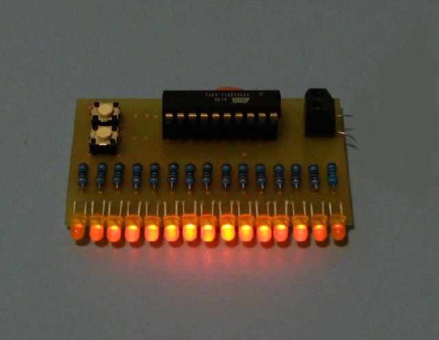 running led led berlari-lari